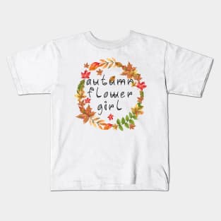 Autumn Flower Kids T-Shirt